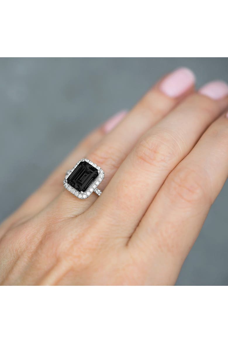 Black Diamond & Diamond Engagement 14k, Alternate, color, 3.32 ct/White Gold