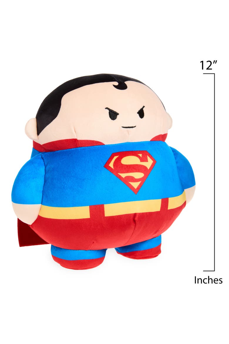 Superman Blob Plush Stuffed Animal, Alternate, color, BLUE/ RED