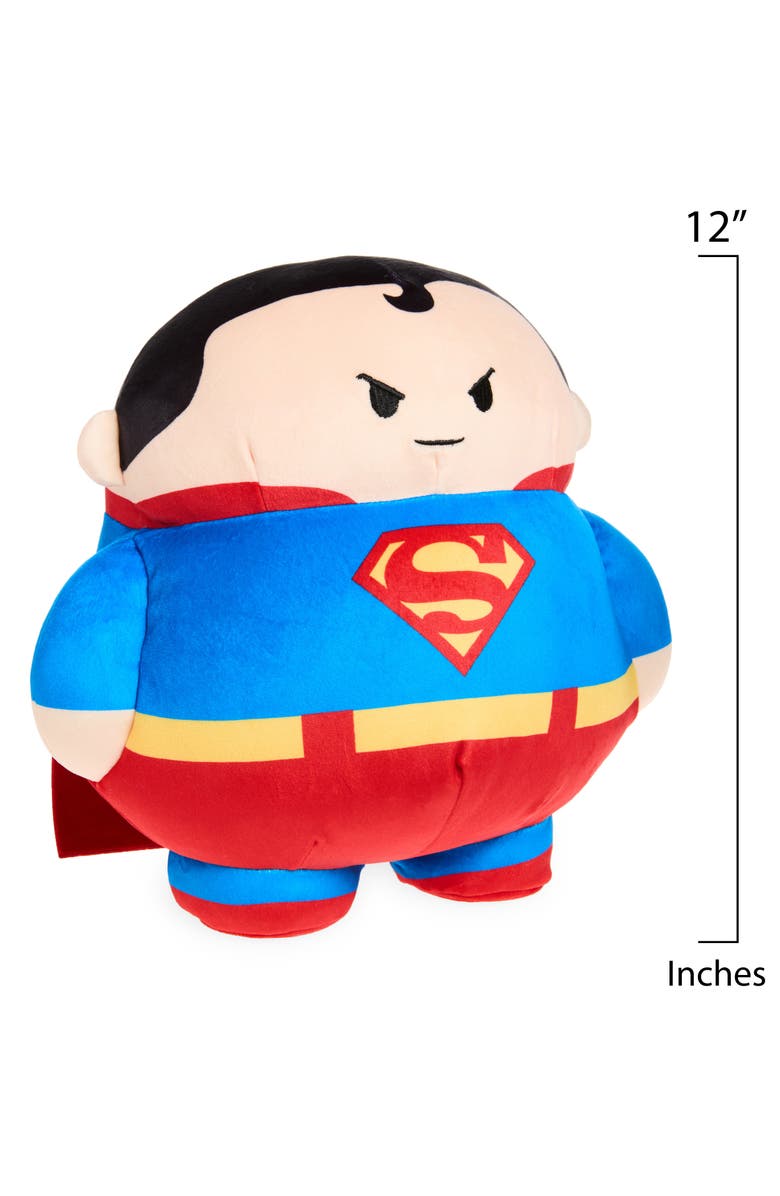 FAO Schwarz Superman Blob Plush Stuffed Animal, Alternate, color, Blue/ Red
