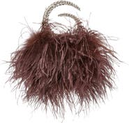 L’alingi Karma Feather Crystal Top Handle Bag