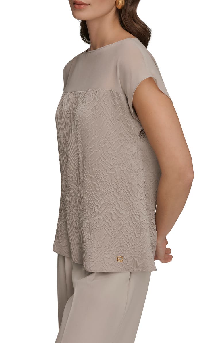 Donna Karan New York Mixed Media Top, Alternate, color, Turin
