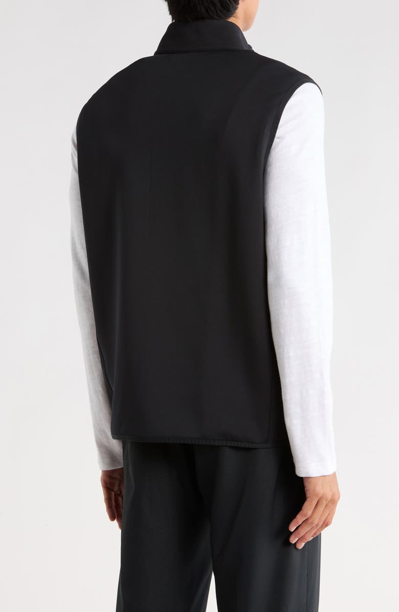 Greg Norman Ottoman Panel Golf Vest, Alternate, color, Black