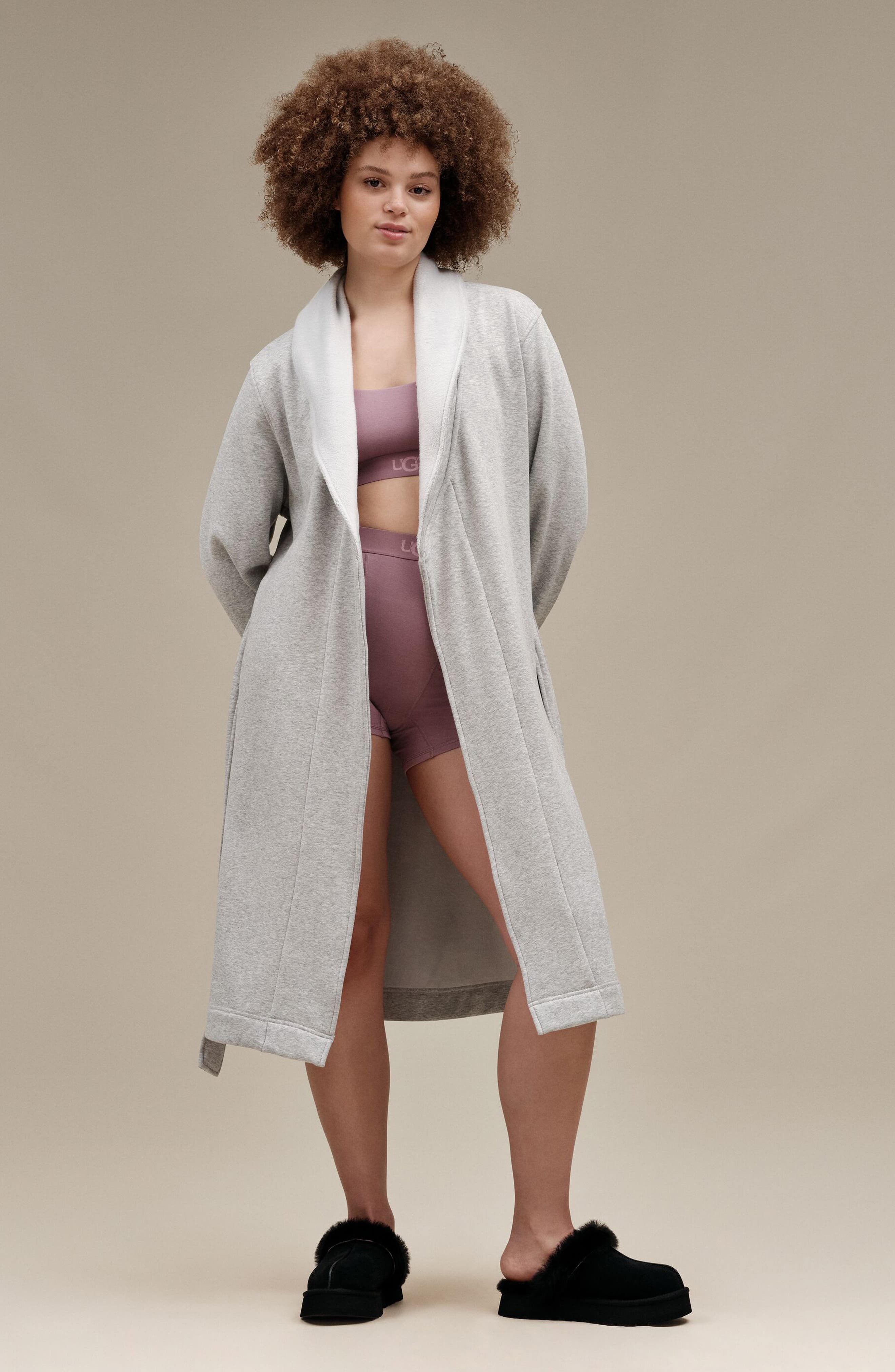 UGG<sup>®</sup> Disquette Slipper, Alternate, color, Black Suede