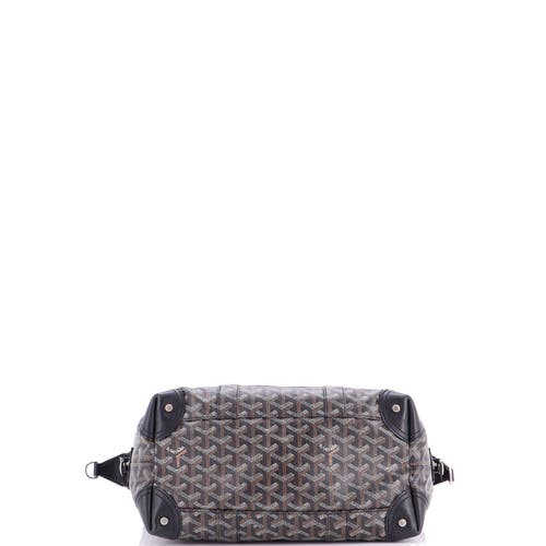 Pre-owned Goyard  Goyard Boeing Travel Bag Coated Canvas 30 In Pattern