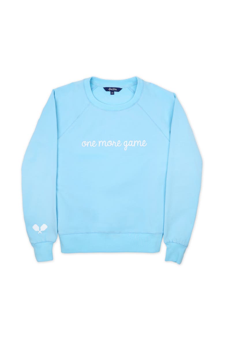 Love All Sweatshirt, Main, color, Light Blue One More Game