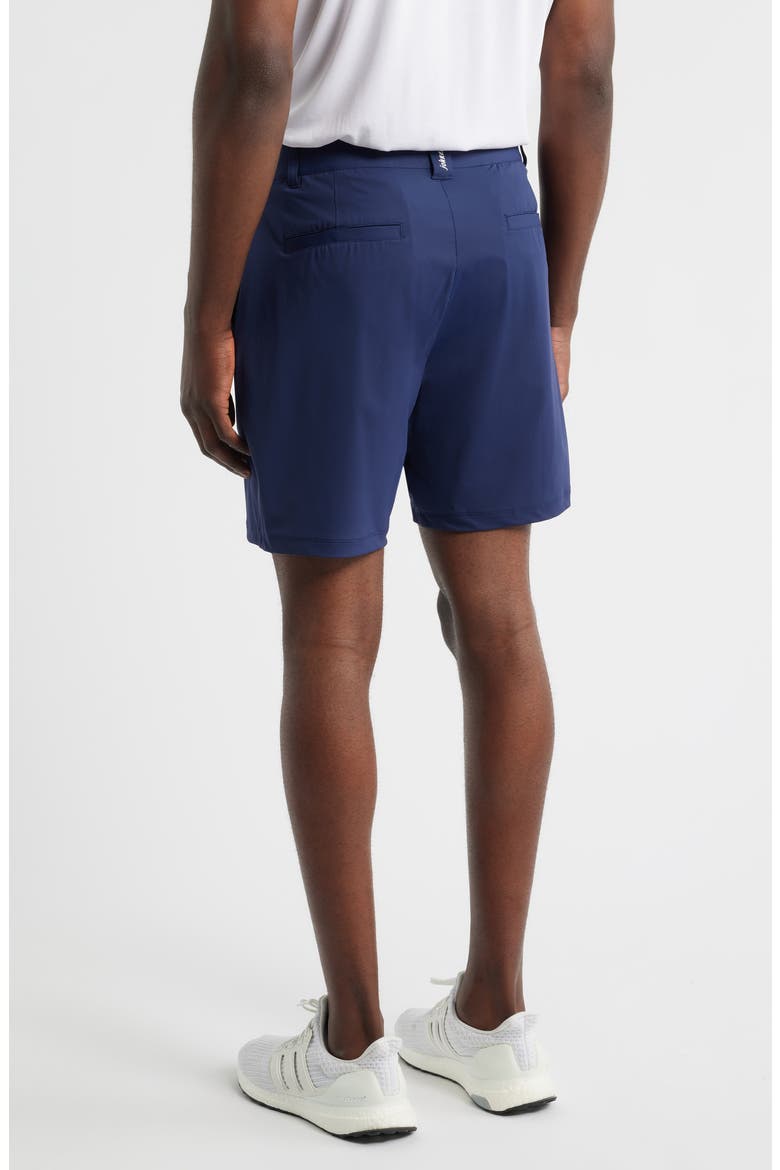 Fusionn Stretch Nylon Chino Shorts, Alternate, color, NAVY