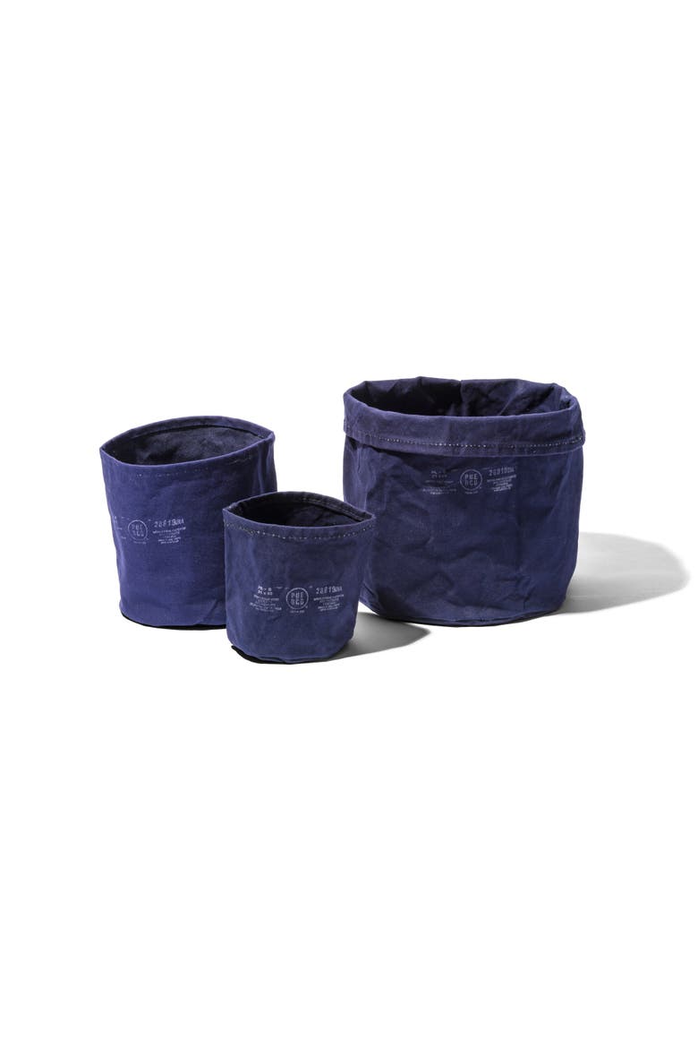 Canvas Pot Cover, Alternate, color, Navy Blue