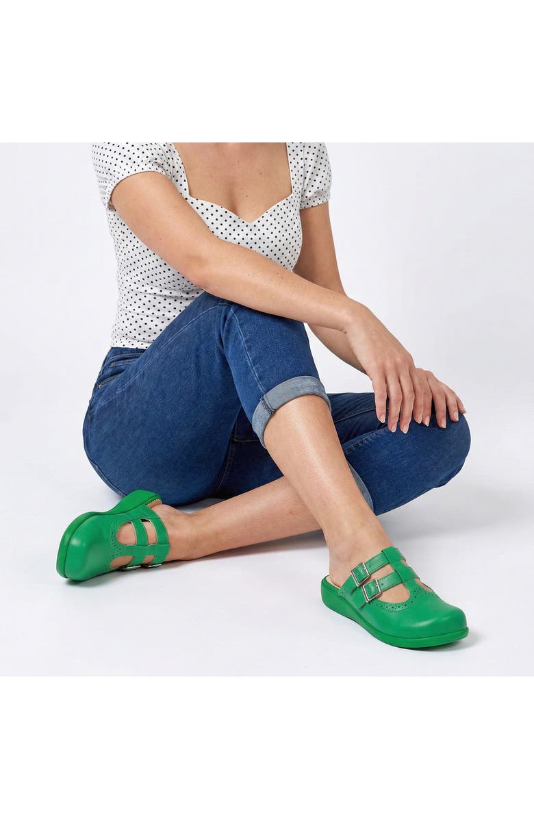 Hot Chocolate Design Greenleaf Mary Jane Clog, Alternate, color, Greenleaf