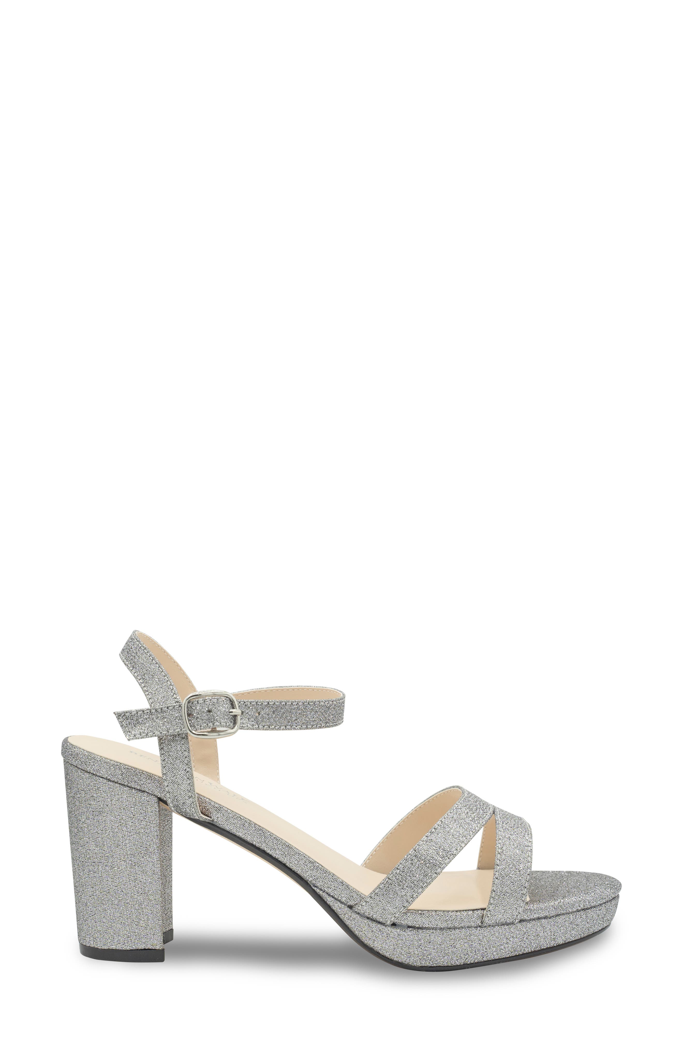 Touch Ups Harmon Platform Sandal, Alternate, color, Pewter