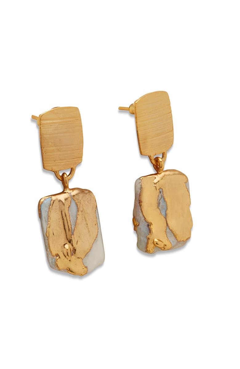 Dhwani Bhansal ZURI DROPS, Alternate, color, Gold Plated