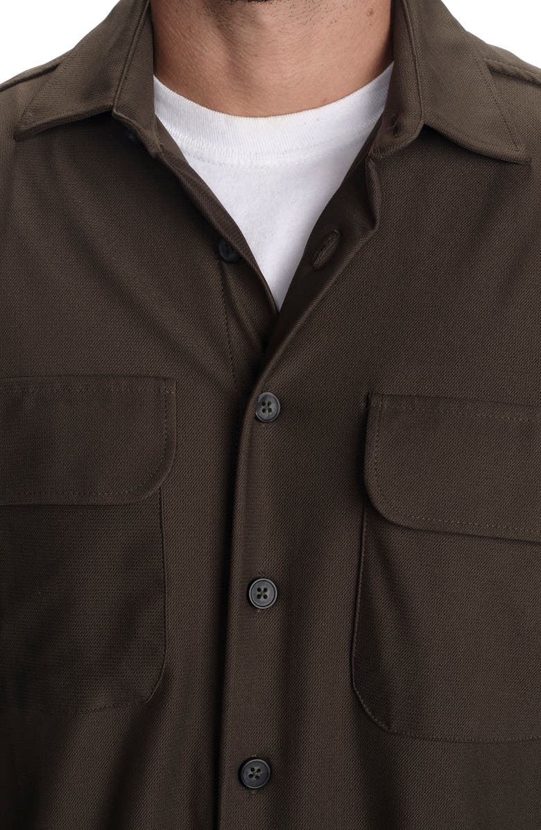 STUDIO GARNET LOS ANGELES 4-Way Stretch Performance Overshirt, Alternate, color,