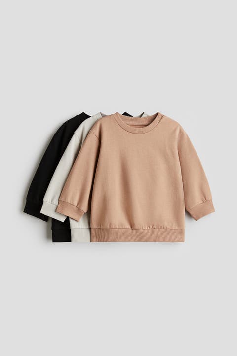 3-pack cotton sweatshirts