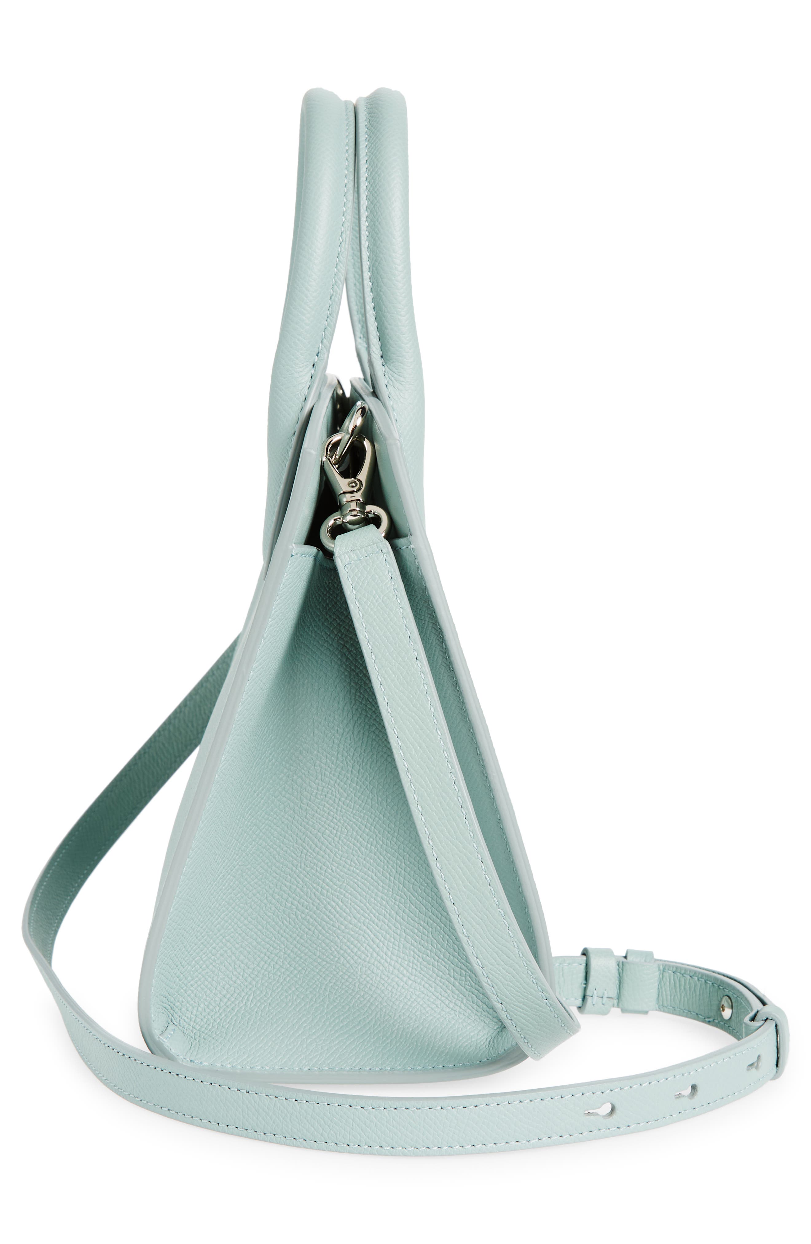 FERRAGAMO Studio Box Mini Leather Top-Handle Bag, Alternate, color, 