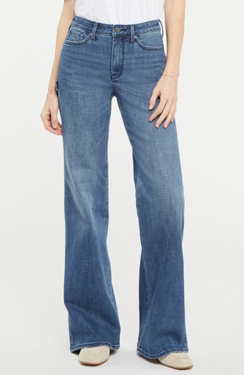 Nydj Teresa High Waist Wide Leg Utility Jeans