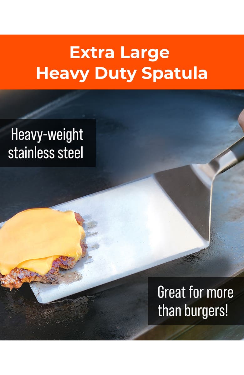 Braize Smash Burger Press Kit, Alternate, color, Stainless Steel