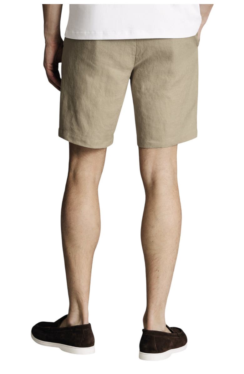 Charles Tyrwhitt Linen Shorts, Alternate, color, Taupe