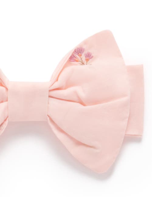 Purebaby Embroidered Dress & Headband In Neutral