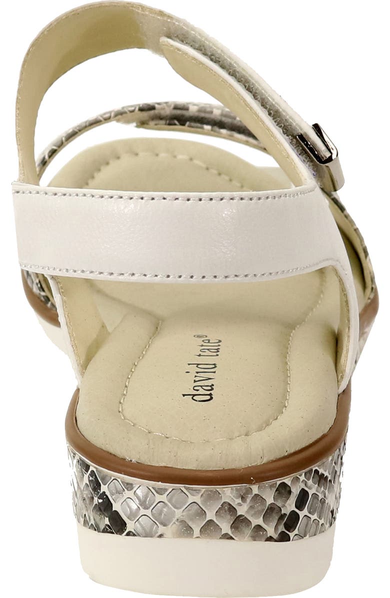 David Tate Civic Slingback Sandal, Alternate, color, White Multi