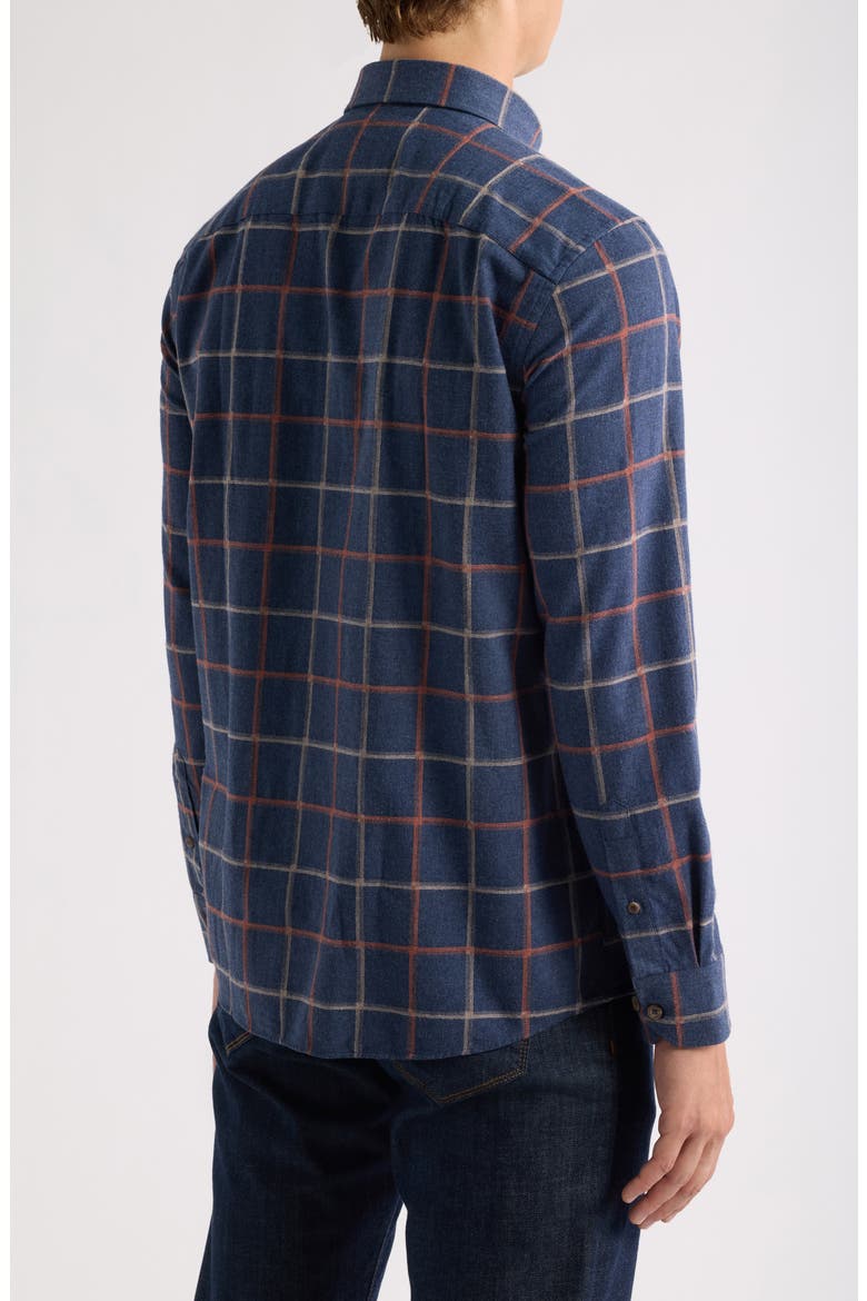 Neal Heather Windowpane Shirt, Alternate, color, BLUE MULTI TWO TONE WINDOWPANE