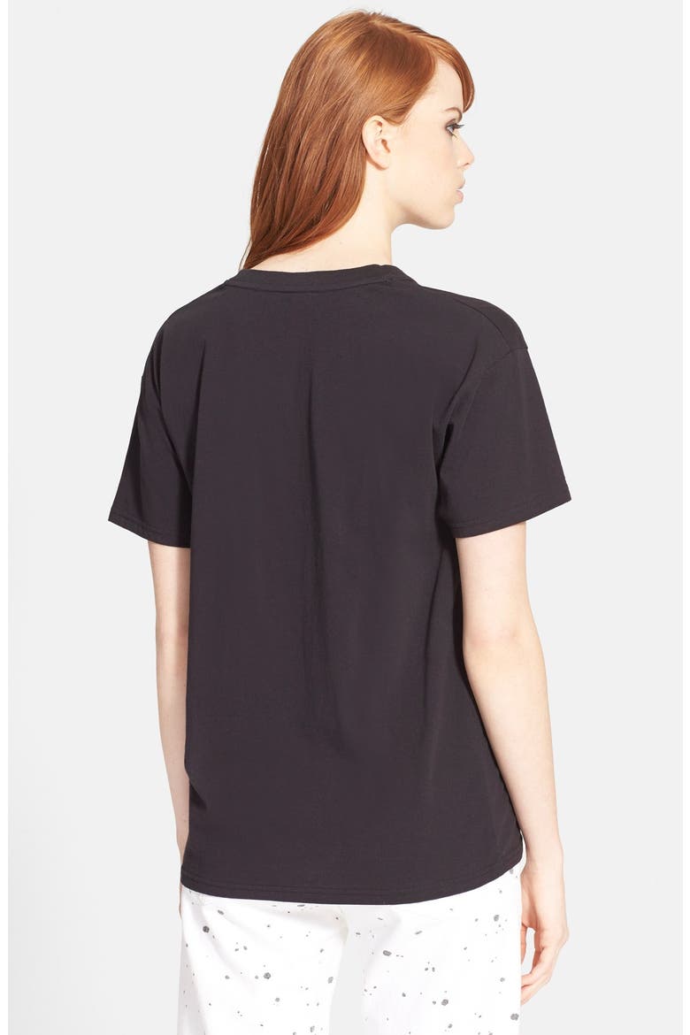 'Magnified Sad Face' Tee, Alternate, color, BLACK MULTI