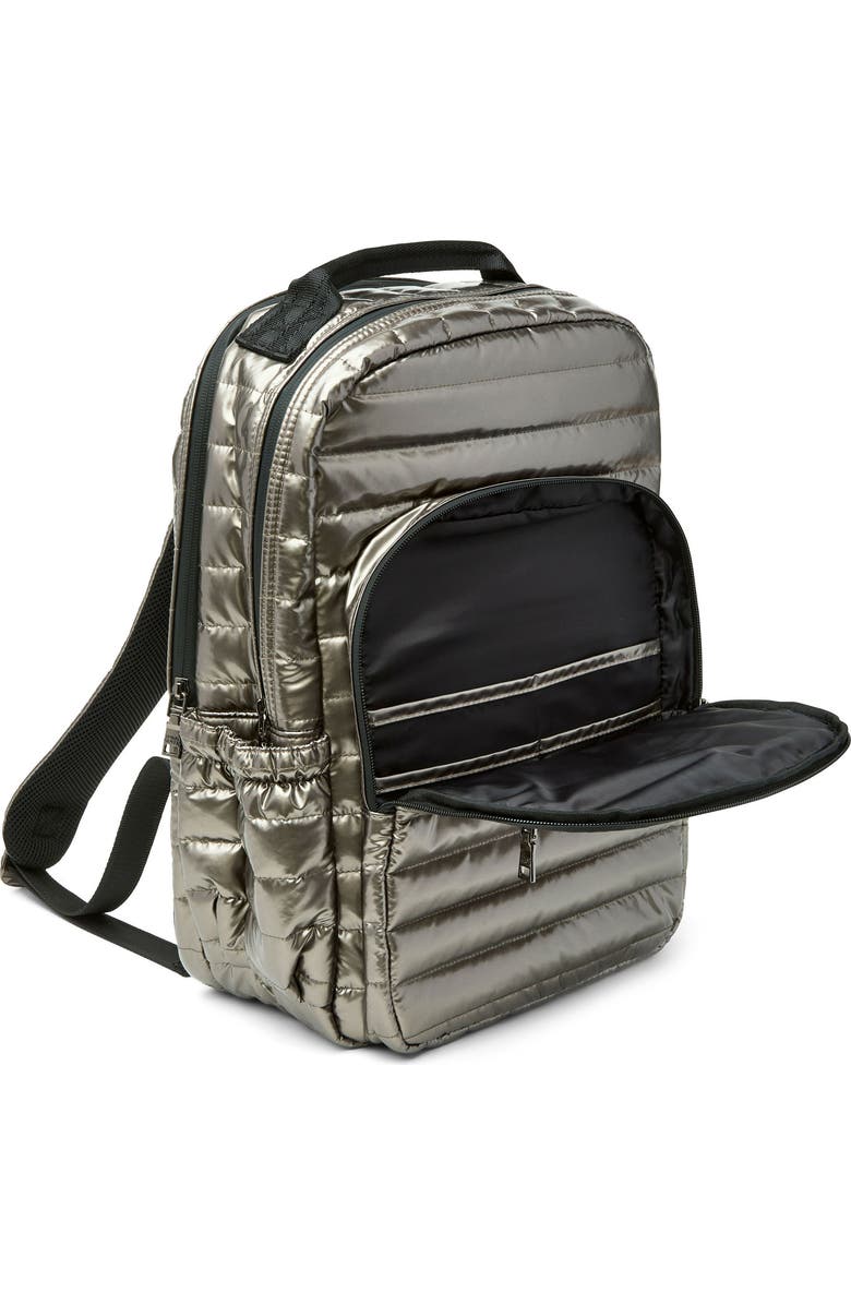 THINK ROYLN Headliner Quilted Backpack, Alternate, color, Steel Volterra