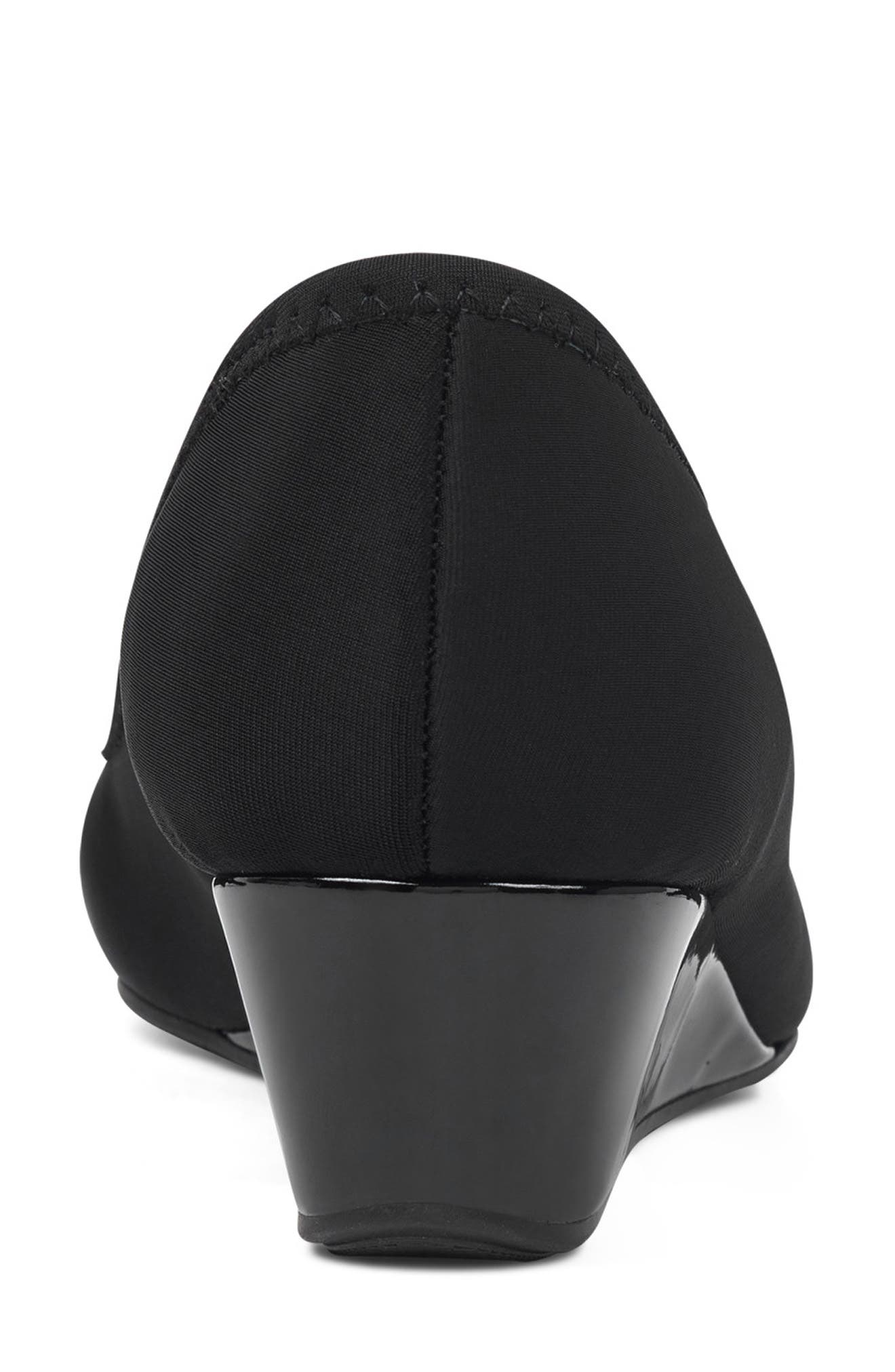 Bandolino Wedge Pump, Alternate, color, Black