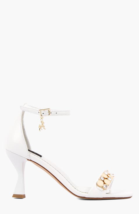 Gold Leather Sandals