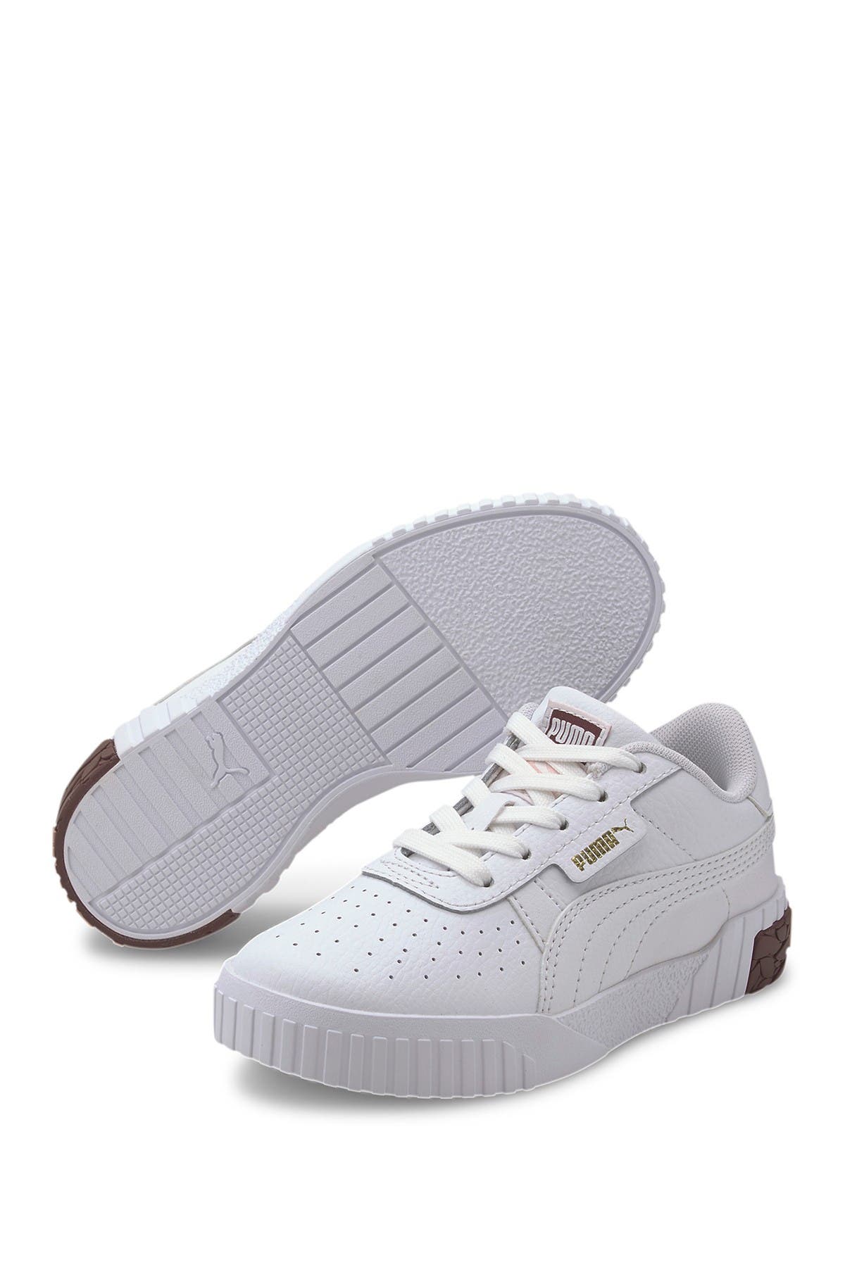 PUMA Cali Perforated Leather Sneaker, Main, color, 