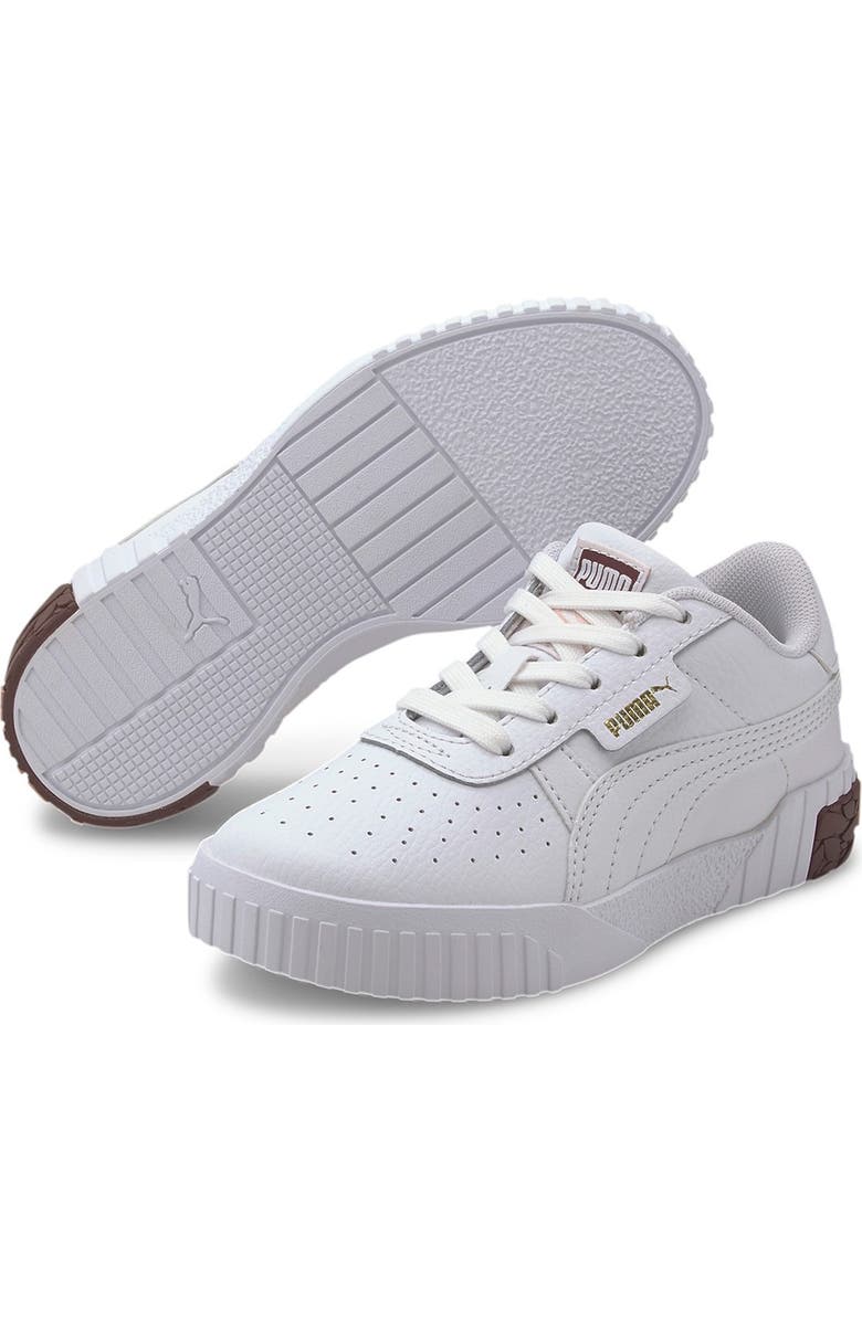 PUMA Cali Perforated Leather Sneaker, Main, color,