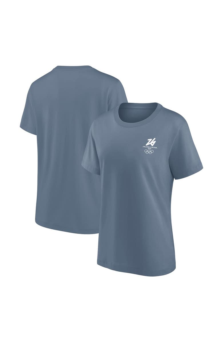 FANATICS Women's Fanatics Blue Milano Cortina 2026 Winter Olympics Essentials T-Shirt, Alternate, color, Blue