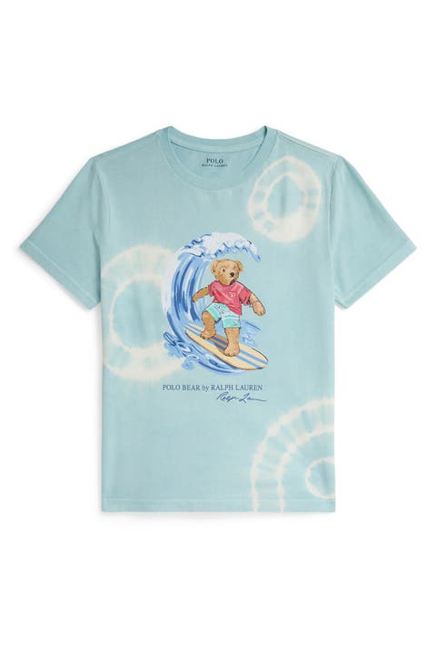 Kids' Polo Bear Graphic Cotton Jersey T-Shirt (Big Kid)