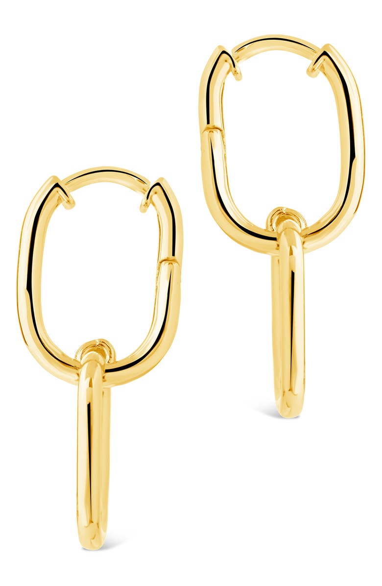 Sterling Forever Talani Link Drop Earrings, Alternate, color, Gold
