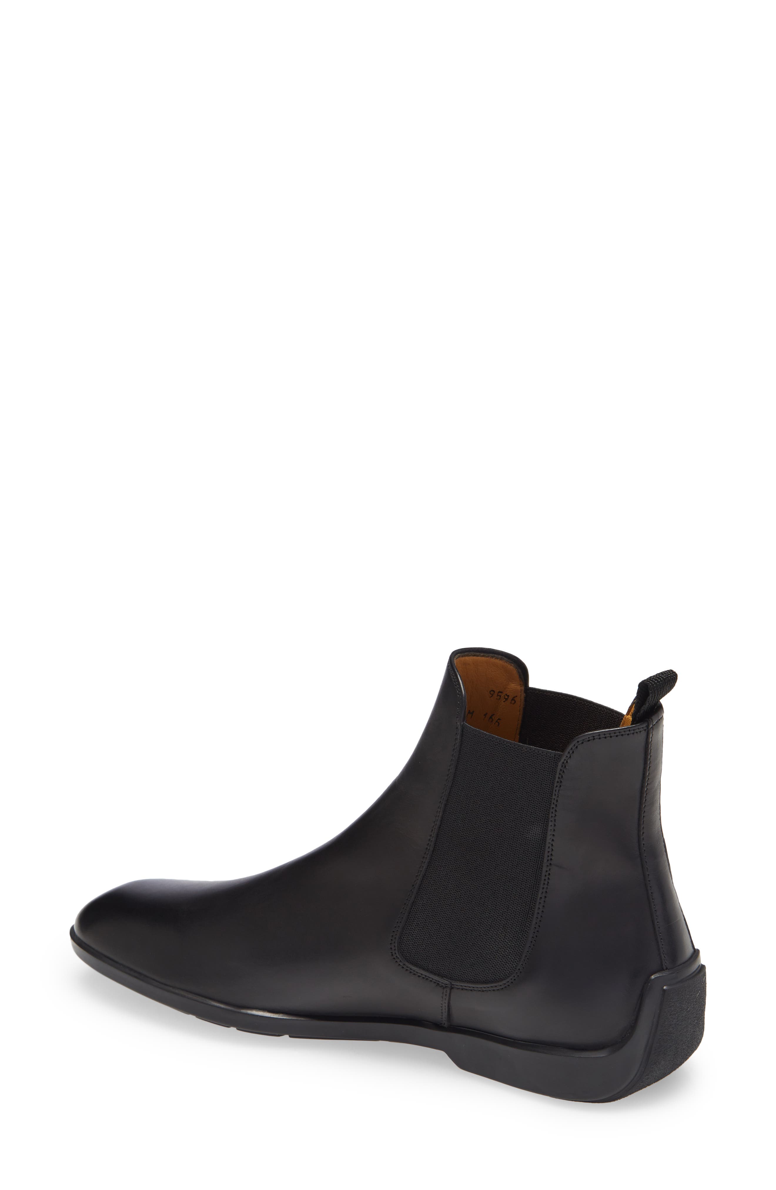 Mezlan Warden Chelsea Boot, Alternate, color, Black