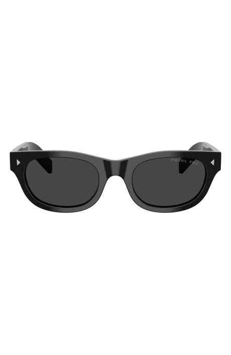 52mm Polarized Cat Eye Sunglasses