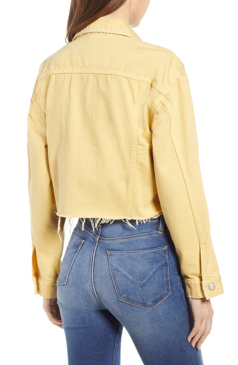 Boyish Jeans The Harvey Raw Hem Denim Jacket, Alternate, color, 