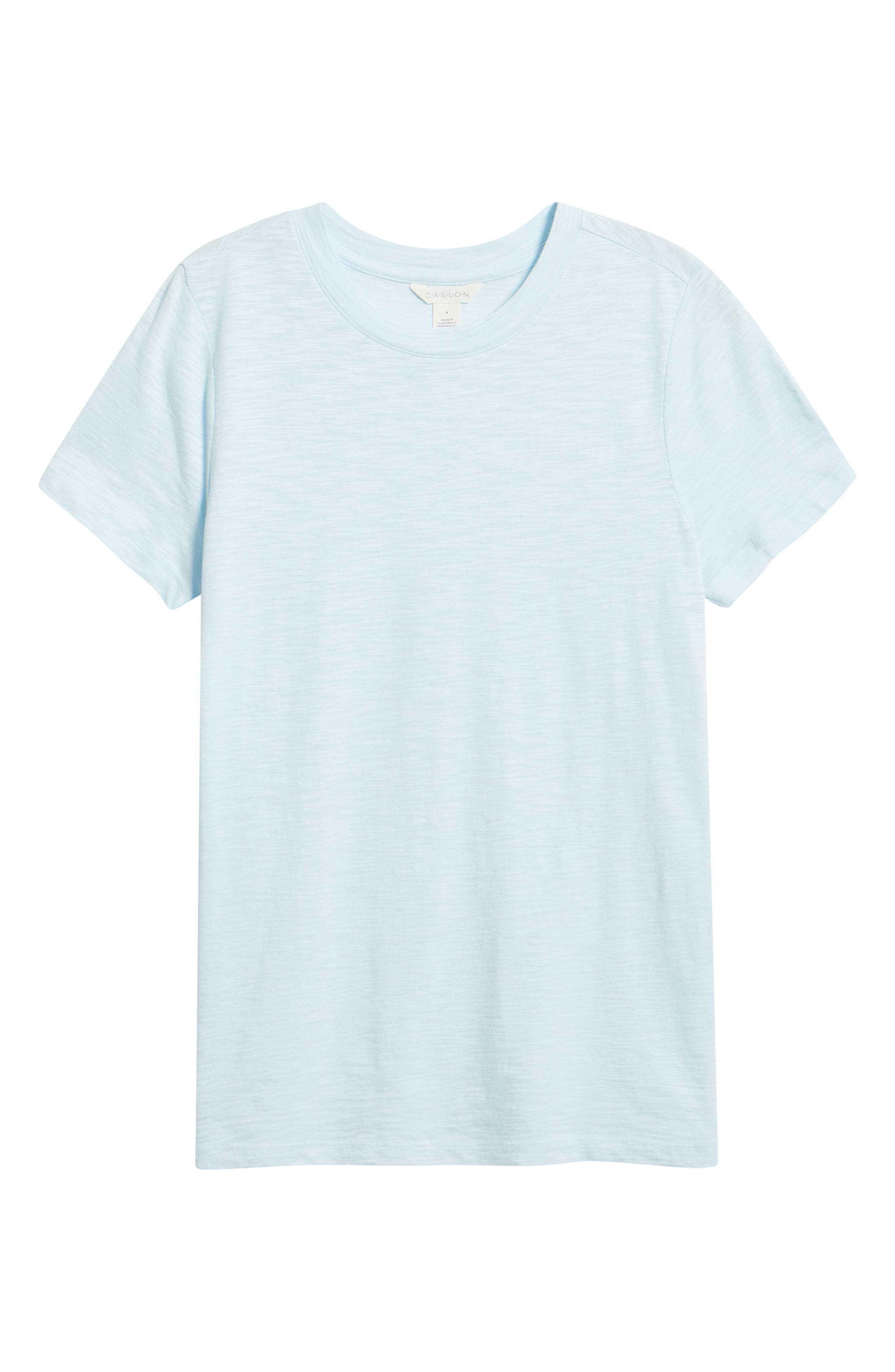 Женские Caslon® Cotton Blend Crewneck T-Shirt — фото 6