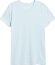 Caslon® Cotton Blend Crewneck T-Shirt