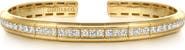Gabriel & Co. 14K Gold Diamond Cuff Bangle