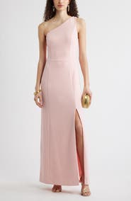 Chelsea28 One-Shoulder Maxi Cocktail Dress