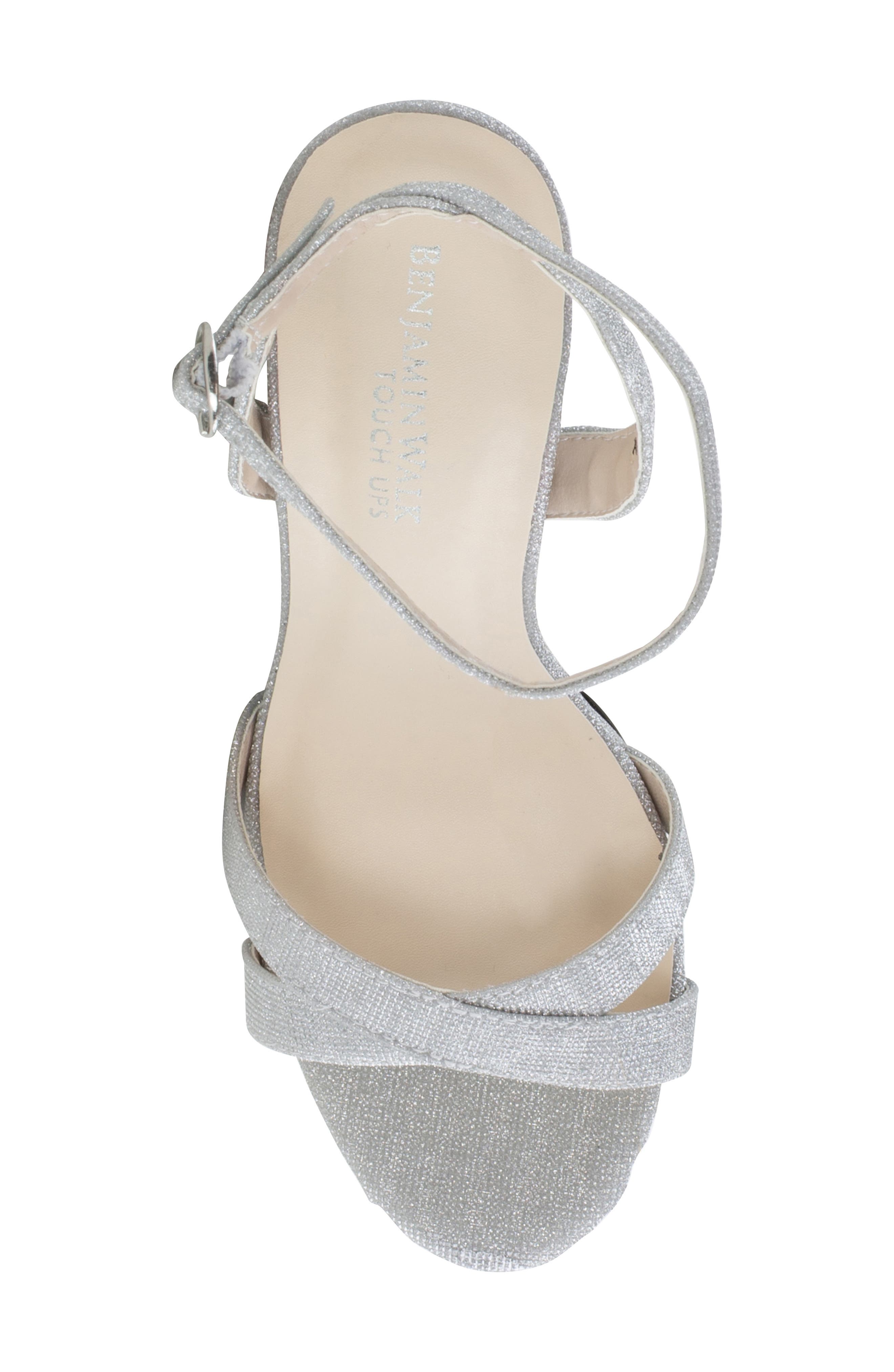 Touch Ups Elena Platform Sandal, Alternate, color, Silver