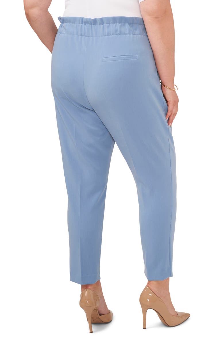 Vince Camuto Belted Straight Leg Pants, Alternate, color, Blue Shadow