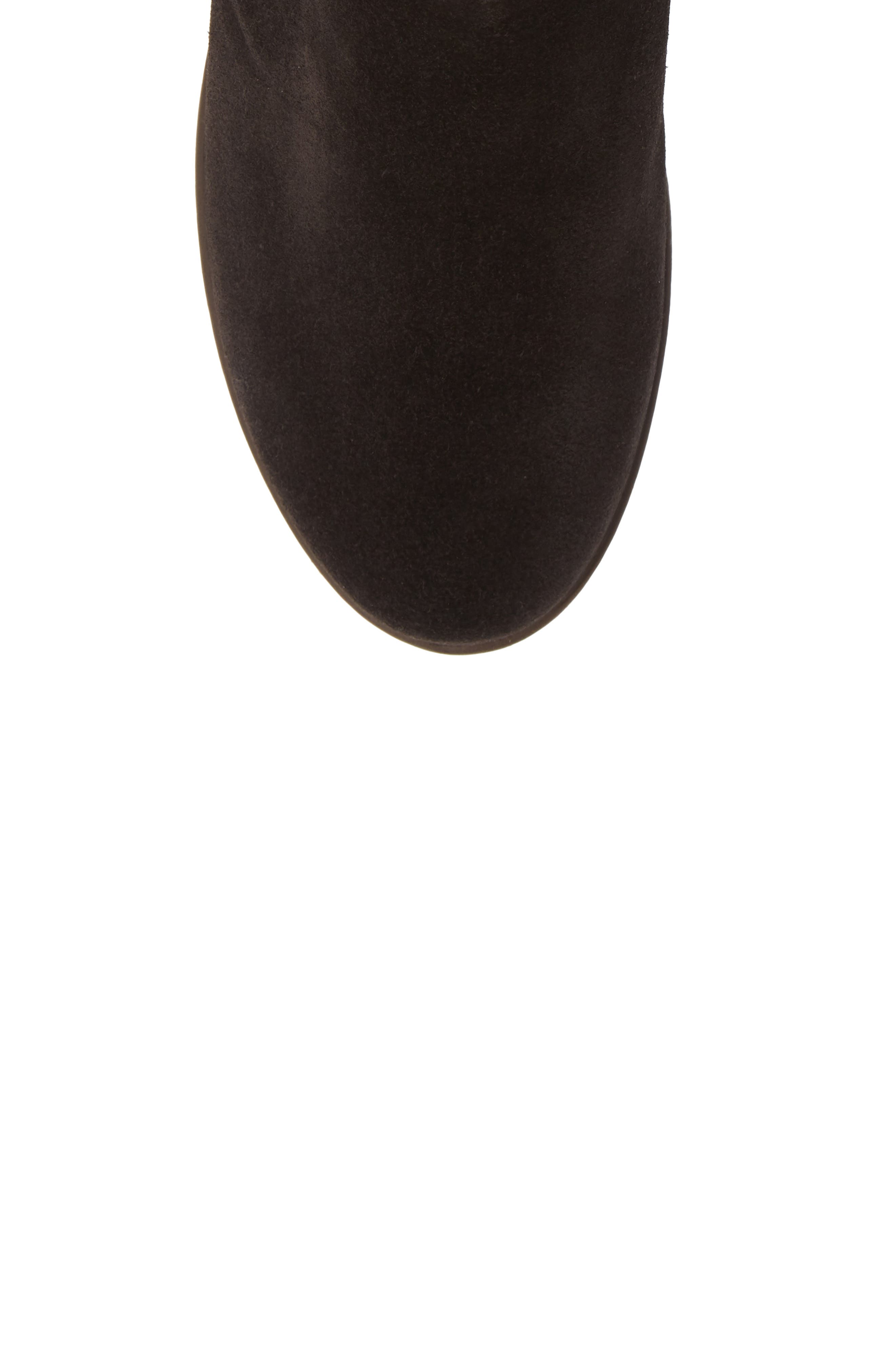 Suede Bootie, Alternate, color, DARK GREY SUEDE