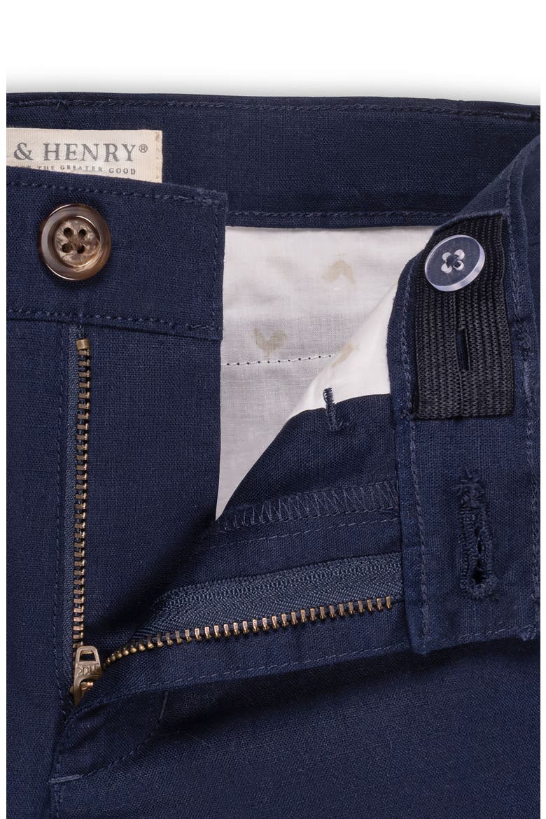Linen Suit Pant, Alternate, color, Navy Linen