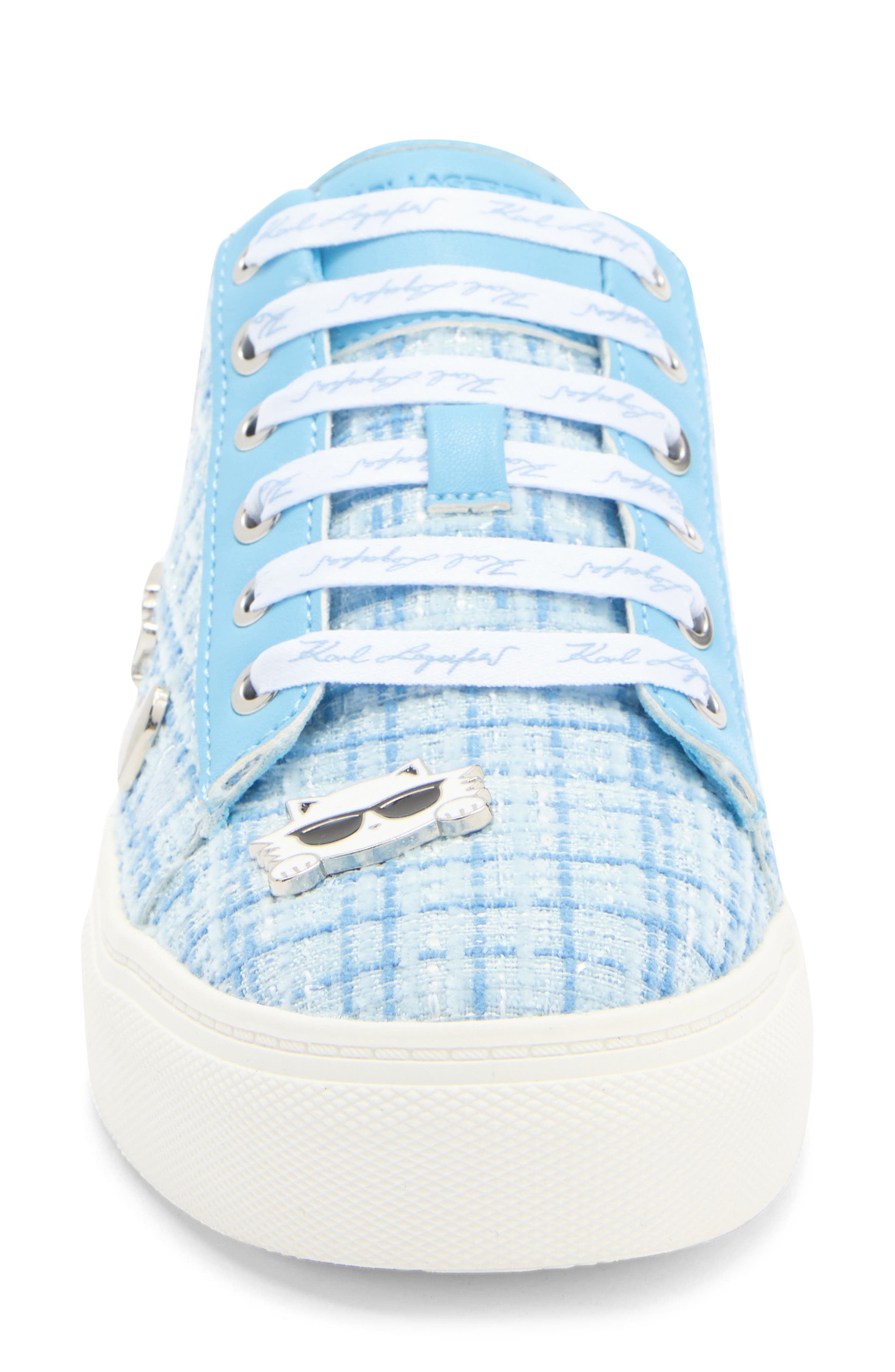 KARL LAGERFELD PARIS Cate Pins Sneaker, Alternate, color, Baltic Blue