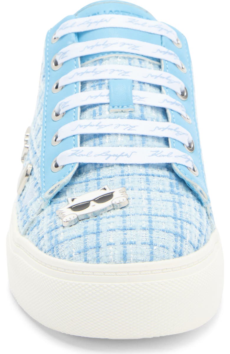 KARL LAGERFELD PARIS Cate Pins Sneaker, Alternate, color, Baltic Blue