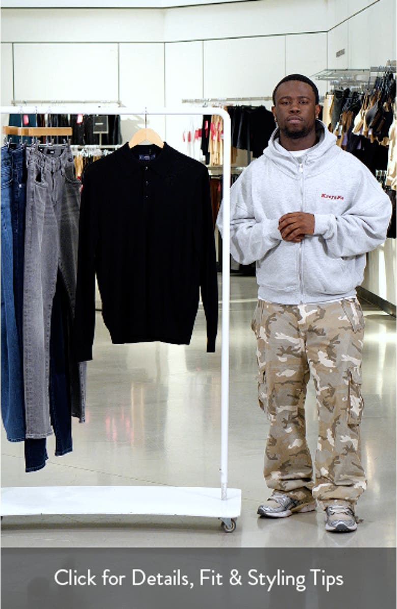 Merino Wool Polo Sweater, sales video thumbnail