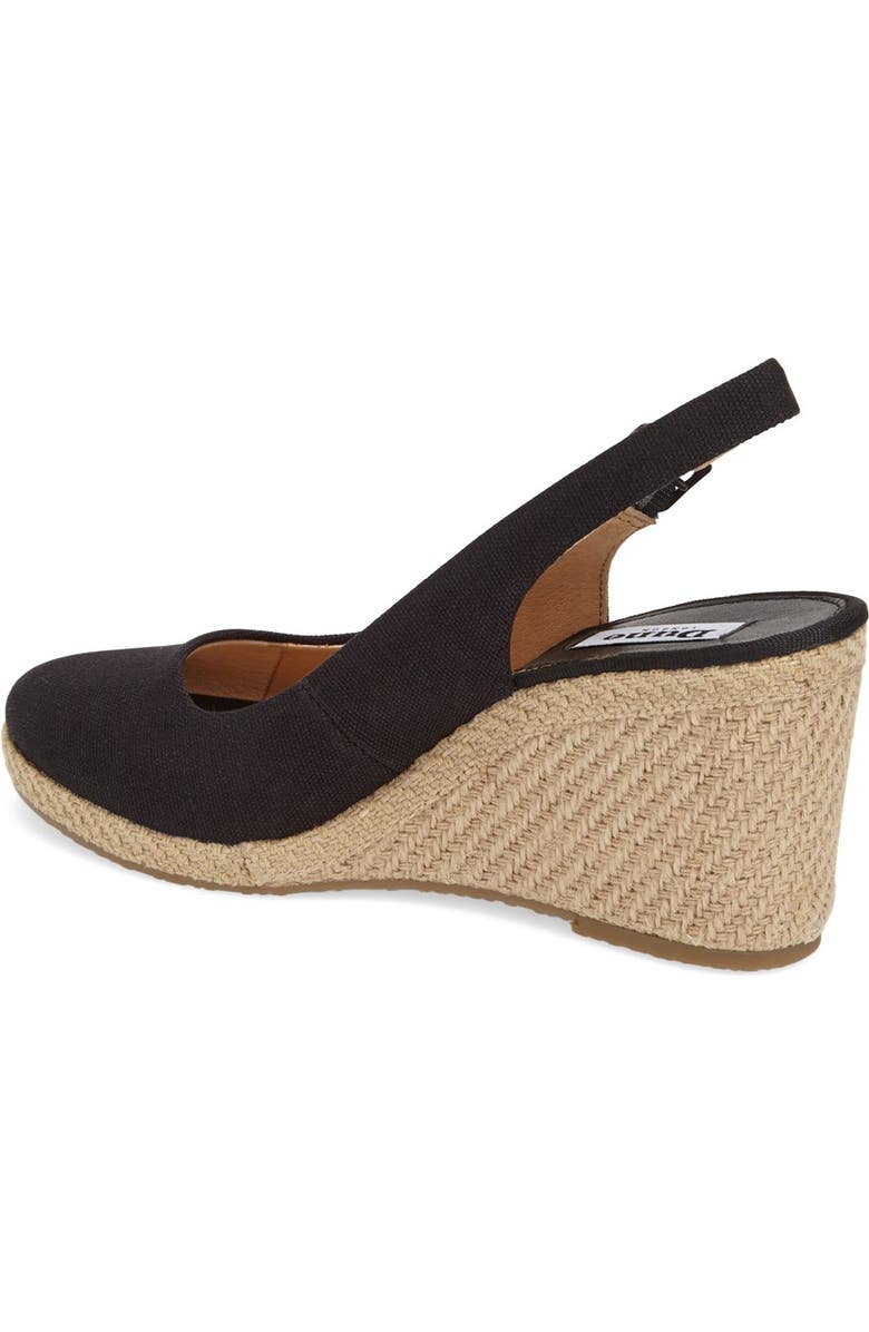 Dune London 'Karley' Espadrille Slingback Wedge, Alternate, color,