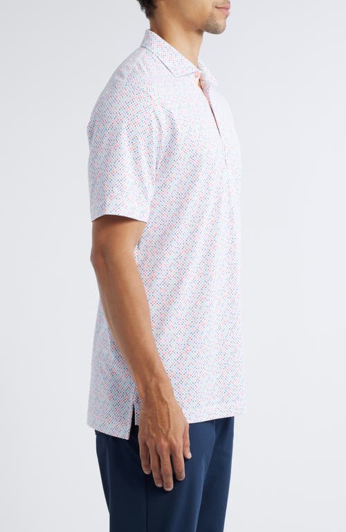 Johnnie-o Razz Dot Print Prep-formance Golf Polo In Multi