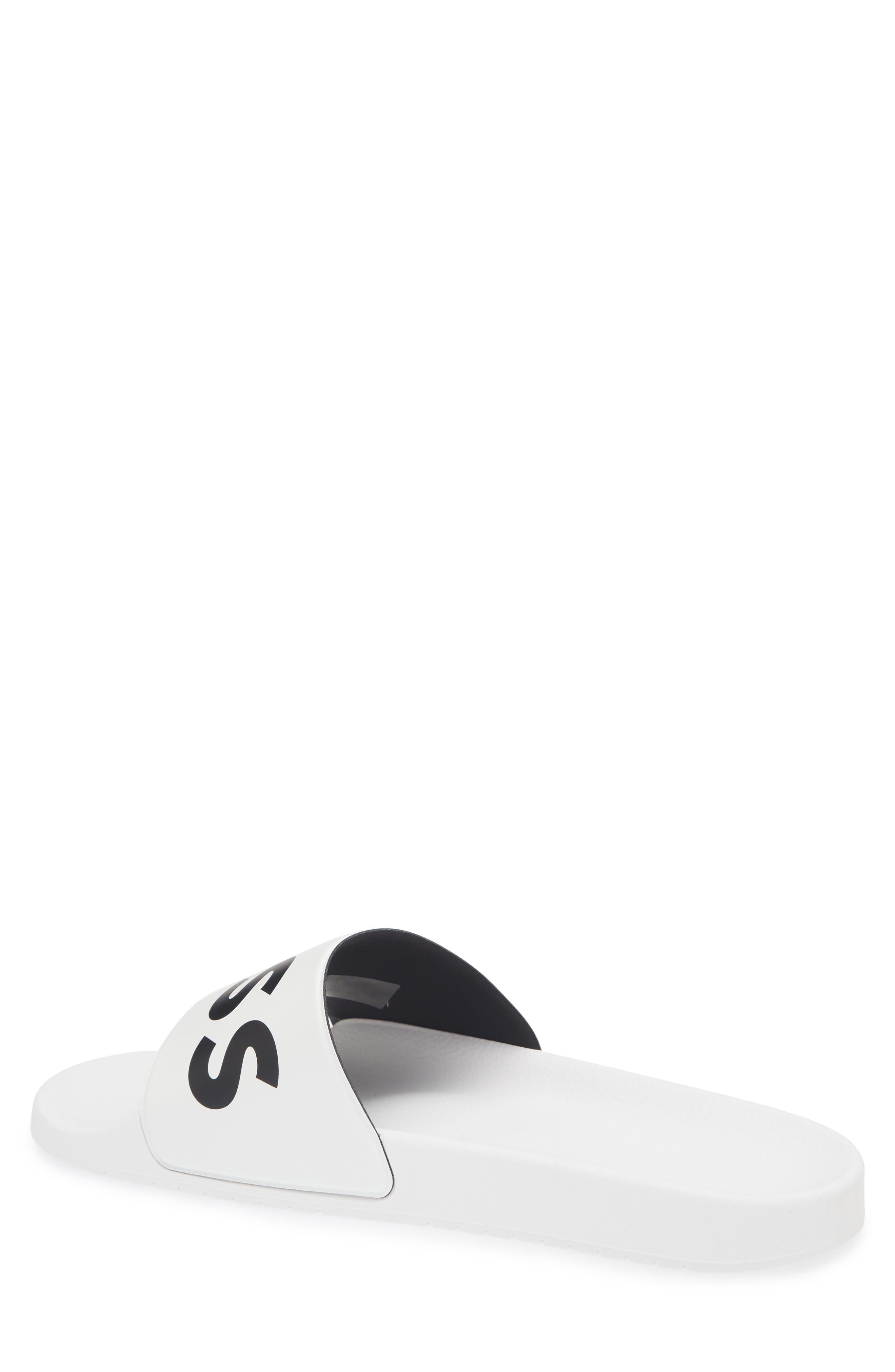 Aryeh Slide Sandal, Alternate, color, WHITE