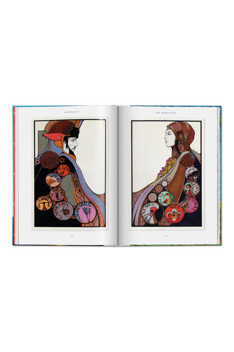 Astrology The Library of Esoterica Book, Alternate, color, Teal